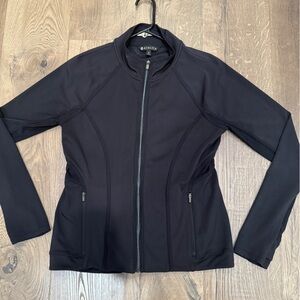 Athleta ( back route/arrival)full zip jacket w/mesh accent M